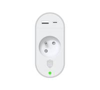 Presa di protezione da sovratensione tipo E 540J con 2 porte USB-A/USB-C PD