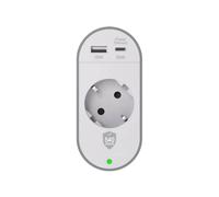 Presa di protezione sovratensione GSchuko tipo F 540J 2 porte USB-A/USB-C PD
