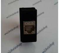 presa di rete dati rj45 cat6 cat6a cat7 cat8 compatibile bticino living now nero