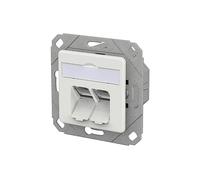PRESA DI RETE METZ Bocchetta di RJ45, 10 Gigabit, 2 Porte eth.