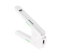 Presa di ricarica con porta USB C per Nintendo Switch Joy supporta il gioco durante la ricarica con indicatori LED e uscita audio integrata (bianco)