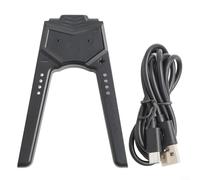 Presa di ricarica per controller Nintendo Switch USB C Design con indicatori intelligenti e uscita audio per giochi coinvolgenti (nero)