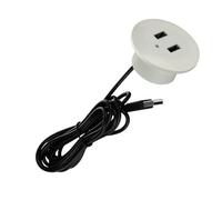 Presa di ricarica USB per divano Adattatore da tavolo Installazione stazione Circuito multiuso per uso domestico Ricarica USB incorporata