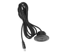 Presa di Ricarica USB per Divano, Montaggio a Incasso, Doppie Porte USB, Caricatore da Comodino per Uso Domestico (BLACK)