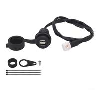 Presa di ricarica USB, presa caricabatterie per moto, 12 V, impermeabile, compatibile con Yamaha ForMT-09 SP MT-07 FZ-07 FZ-09