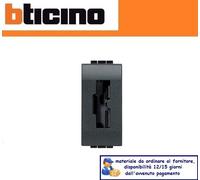 PRESA DI SICUREZZA IRREVERSIBILE BTICINO LIVING INTERNATIONAL L4115 ANTRACITE.