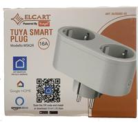 PRESA DOMOTICA 2POSTI SCHUKO TUYA smart plug 16A alexa google home - iOS Android