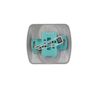Presa doppia 16A IP20 b/u Satin Simon Akord AG2/29