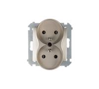 Kontakt-Simon DGZ2MZ.01/44 - Presa di corrente in oro, in plastica, IP20, 250 V, 75 mm, 46 mm