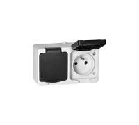 PRESA DOPPIA 22P+Z MINI ACQUATICA IP54 - ON-7306/WB