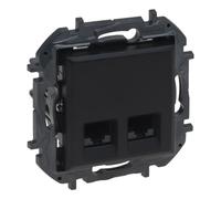 Presa doppia 2xRJ45 cat. 5e utp-color NILOE STEP 863560B