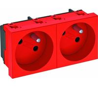 Presa doppia 33 gradi NF rossa STD-F3 SRO2 6120248 EGS