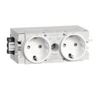 Presa doppia, bianco traffico - Presa di corrente (GS20009016