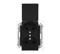 Presa doppia per versione IP44 con Simon 55 TGZ2BMCZ.01/149