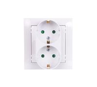 Presa doppia Schuko con coperchi IMPRESSION GP-2YSP/00