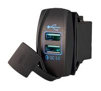 Presa doppia USB Quick charge - 1 PZ Osculati - 14.195.59 - 1419559