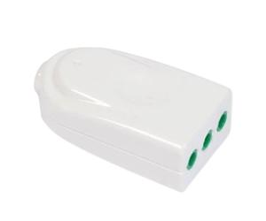 Presa dritta Fanton 2P+T 10A P11 Bianco 82560-E