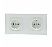 Presa elettrica a muro Doppia porta USB Presa 16A Presa di corrente