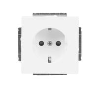 PRESA ELETTRICA BUSCH-JAEGER 20 EUCKS-884, 250 V, Impianti elettrici domestici e professionali, Argento