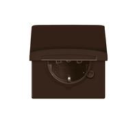 PRESA ELETTRICA BUSCH-JAEGER Schuko Steckdoseneinsatz, 250 V, Marrone