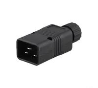 Presa elettrica C20/C19 per PDU rack server (A) | Ampia compatibilità, si adatta PDU e UPS, facile installazione, unità a presa singola, pronto per data center