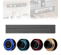 Presa Elettrica Da 8000 W, Scheda Di Cablaggio Con Binario Scorrevole E Porte USB E Type-C, Presa Elettrica Da Parete Con Interruttori per Cucina E Ufficio, Adattatore Da 2500 W(Gray,50cm)