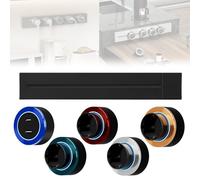 Presa Elettrica Da 8000 W, Scheda Di Cablaggio Con Binario Scorrevole E Porte USB E Type-C, Presa Elettrica Da Parete Con Interruttori per Cucina E Ufficio, Adattatore Da 2500 W(Nero,60cm)