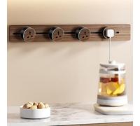 Presa Elettrica Da Binario Da 8000W 32A, Con Spine Universali A Tre Poli Staccabili Da 3/4 + Binario Di Alimentazione, Girevole Per Accensione/Spegnimento, Per Cucine, Soggiorni, Uffici 60cm