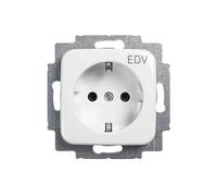 PRESA ELETTRICA DA INCASSO BUSCH-JAEGER 20 EUC/DV-214, 250 V, Argento, Bianco