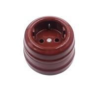 Presa elettrica da parete 16A for la casa(2-Hole Brown Color)