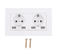 Presa Elettrica da Parete Esterna Impermeabile IP66 16A 250V con Doppia Pre9056
