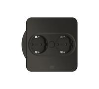 PRESA ELETTRICA DOPPIA DA DESKTOP BACHMANN Piastra di copertura TWIST 2 2xCEE7 946.201