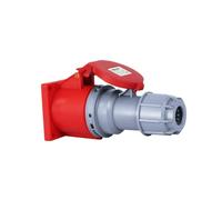 Presa elettrica industriale impermeabile, trifase, quattro fili, cinque fori, 16A32A, spina aeronautica non antideflagrante, 380 V