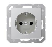 PRESA ELETTRICA JUNG 1520 KI, 250 V, Impianti elettrici civili e professionali, Argento, Grigio