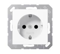 PRESA ELETTRICA JUNG Presa SCHUKO, 250 V, Impianti elettrici civili e professionali, Bianco, Grigio