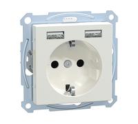 PRESA ELETTRICA MERTEN & STORCK Presa Schuko con caricatore, 250 V, Porte USB 2