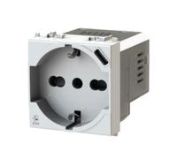 Presa elettrica multistandard P40 250V per serie Bticino Matix 4BOX USBP40 3.0 4