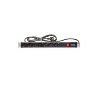 Presa elettrica per armadi rack (PDU) 19 pollici 7x DN-95402