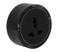 Presa Elettrica per Binario Adattatore per Prese di Prolunga Elettrica Rimovibile Orizzontale Nera per Presa per Binario per Varie Esigenze di Presa per Binario