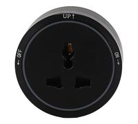 Presa Elettrica per Binario Presa 250V 13A Adattatore per Presa Cordless Rimovibile Orizzontale Nera Prese di Estensione Elettriche a Muro per USB Domestico