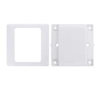 Presa elettrica per interruttore a parete Pannello di copertura bianco Lavagna ABS Piastra di uscita lunetta Modulo sensore sensore corpo rilevatore di movimento lampada lampadina Controllo dimmer