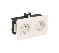 PRESA ELETTRICA REHAU BRK 2STD cws, 140 mm larghezza, 82 mm altezza, peso 0,203 kg