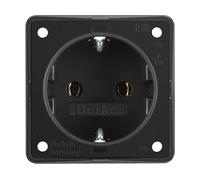 PRESA ELETTRICA SCHUKO BERKEL Presa SCHUKO, 250 V, Impianti elettrici civili e industriali, Nero