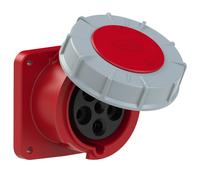 PCE Presa da incasso Power Twist 335-6 63A 5P 400V 6h IP66 rossa