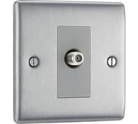 Presa elettrica singola per connessione satellitare BG