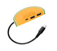 Presa elettrica USB C tipo C maschio a 2 prese USB 3.0 + tipo C Power Strips adattatore stazione splitter per tablet laptop