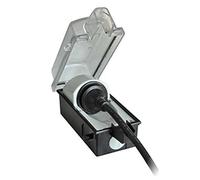 Bachmann Presa Esterna 924.349 con Serratura 4016514081677, Nero, Trasparente