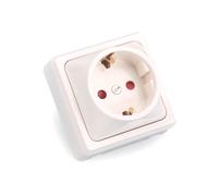 Presa - esterno con terra, progettato per uso esterno, resistente alle intemperie, materiale durevole, facile installazione. *