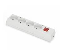 Presa Estraibile Quadrupla Estensibile GN-460WS MT086-B Bianco