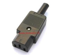Presa euro C13 pcaudio IEC volante per cavo rete 8mm